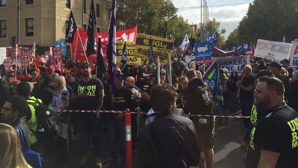 avustralya işçi yürüyüşü