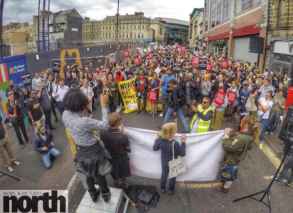 newcastle protesto2