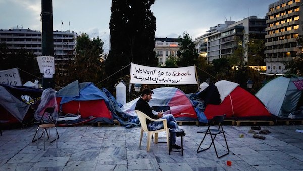 atina mülteci açlık grevi