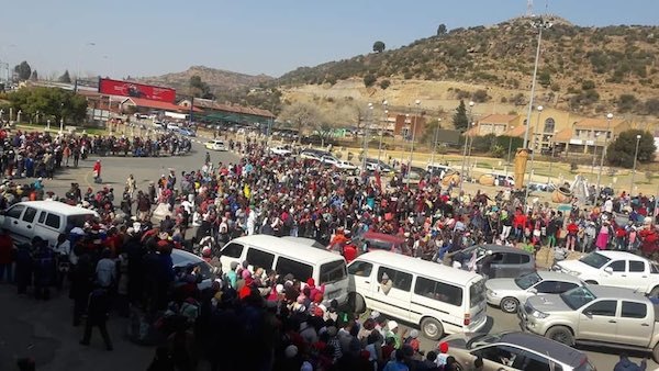 lesotho işçi mücadelesi