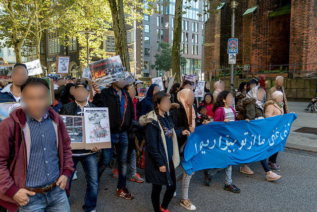 hamburg ırkçılığa karşı yürüyüş