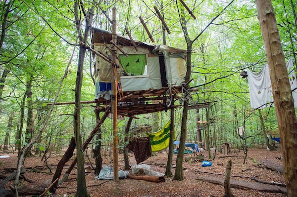 hambacher ormanı savunması