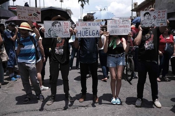 kosta rika genel grev