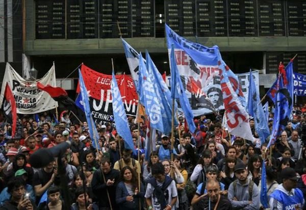 arjantin g20 protestosu